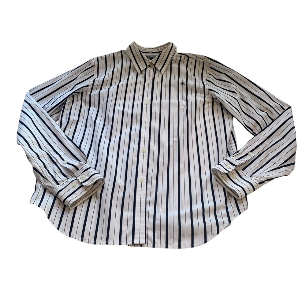 Lauren Ralph Lauren Striped Button-Down Shirt